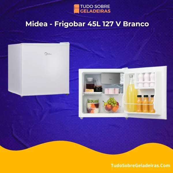 frigobar midea 45l branco