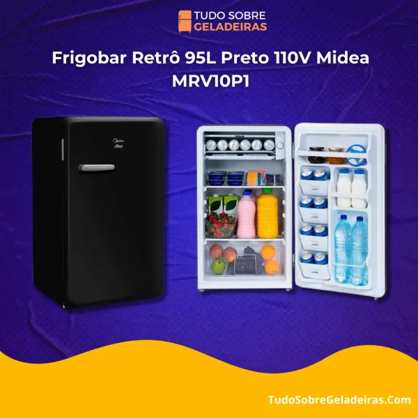 frigobar retro midea mrv10p1