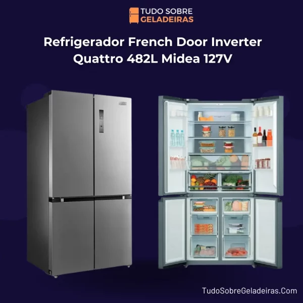 geladeira midea french door inverter