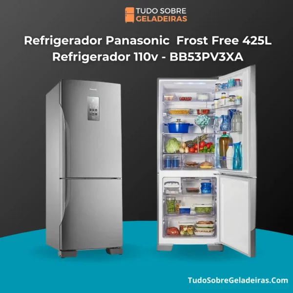 geladeira panasonic fost free bb53pv3xa